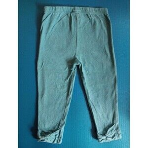 pants 18 Months Girls Carters Teal Green With Ankle Bows Casual baby